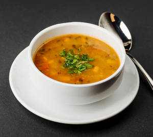 Black Chana + Mushroom Soup