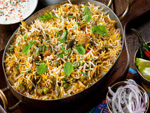 Vegan Hyderabadi Biryani