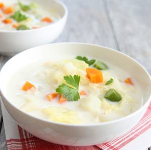 Cream Of Vegetables Soup