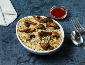 Mushroom Fried Rice    
