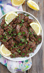 Chicken liver dry fry