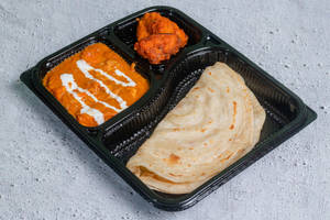 2 Porata + Butter Chicken + 2pc Kebab