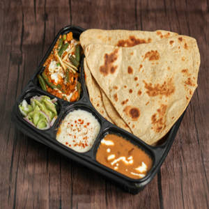 Mixed Veg Makhani & Dal Makhni Choice Of Bread Meal
