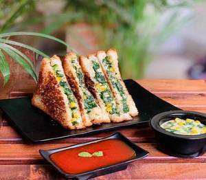 Spinach Corn Sandwich