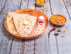 Chole Tawa Paratha Combo