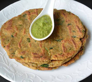 2 Kuttu Ka Paratha With Sbji                               