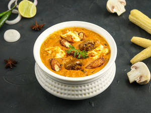 Mushroom Baby Corn Paneer Masala