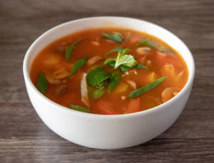 Sweet corn & Chicken Soup