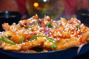 Honey Chilli Potatoes