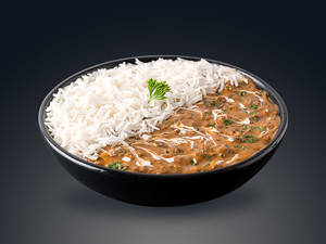 Dal Makhani Rice Box + Mango Juice