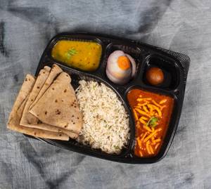 Sev bhaji deluxe thali