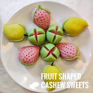 FRUIT SHAPED CASHEW SWEETS (250 gm)