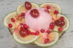 Fruit Salad With Ice Cream 