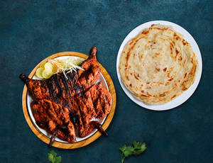 Chicken Al Faham Parota Combo - Quarter