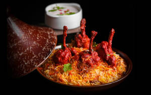 Chicken Lollipop Biryani