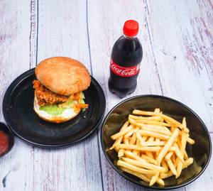 Chef Spicy Chicken Burger Combo Meal