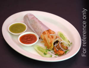 Paneer Bhurji Kathi Roll