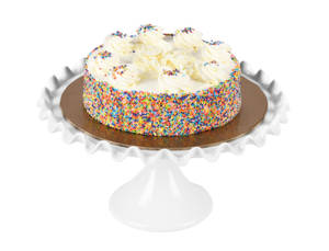 Eggless Rainbow Cream Cake (800 gms) (265.45 Kcal)
