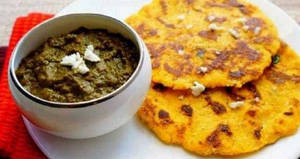 2 Makkai Roti Mooliwali With Sarso Da Saag