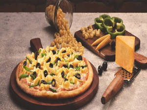 Macaroni  & Cheese Pizza [10 Inch]