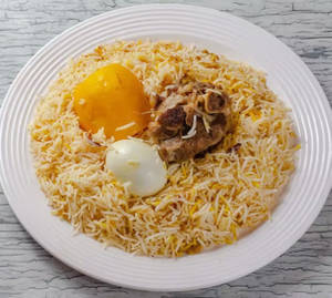 Mutton Egg Biryani