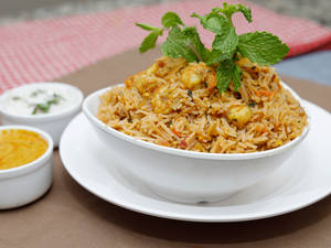 Hyderabad Prawns Biryani (Couple pack)
