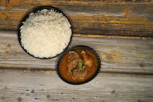 Bengali Mutton Curry and Rice Combo