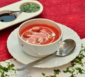 Veg Cream Of Tomato Soup