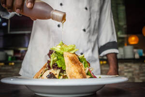 Goat Cheese Pear / Green Apple Salad