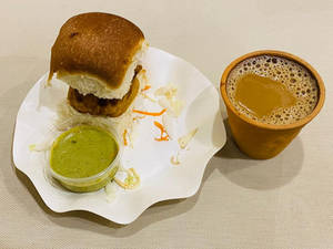 Sahu Special Chai + Vada Pav