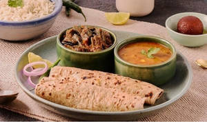 Bhindi Masala Thali