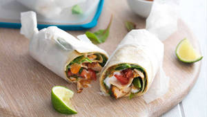 Fish Tikka Wrap