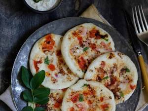 Paneer cheese uttapam