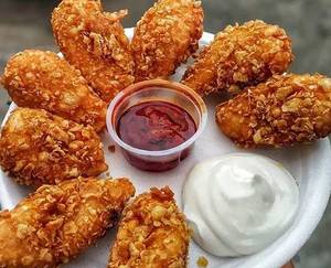 Chicken fry peri peri momos [7 pieces]