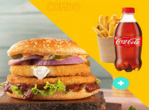 Veg Mighty Cheese Burger Combo