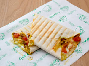 Cheesy And Saucy Wrap