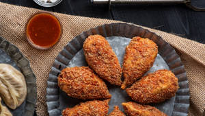 Cheese Corn Kurkure Mayo Loaded Momos (8pcs)