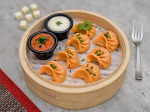 Steamed Paneer Tikka  Momos (6Pcs)