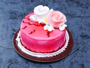 Strawberry Cake (1 Pound)