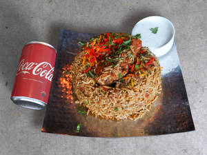 Chicken Biryaani + Coke (200 Ml )