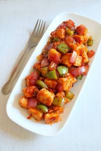 Chilli Paneer Dry [8 Pieces]