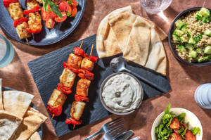 7 Spiced Paneer Shawarma Platter