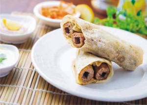 Chicken Seekh Kebab Roll