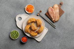 Hot & Crispy Chicken Momos (6pcs)