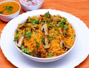 Mushroom Biryani