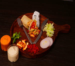 Peri Peri Paneer Shawarma