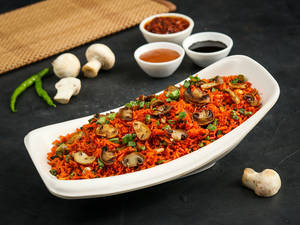 Mushroom Scheazwan Fried Rice