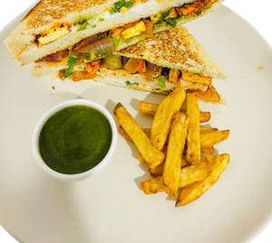 Paneer Tikka Sandwich