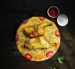 Arabian Chicken Kuzhi Mandhi