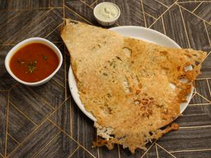 Butter Paneer Rava Dosa